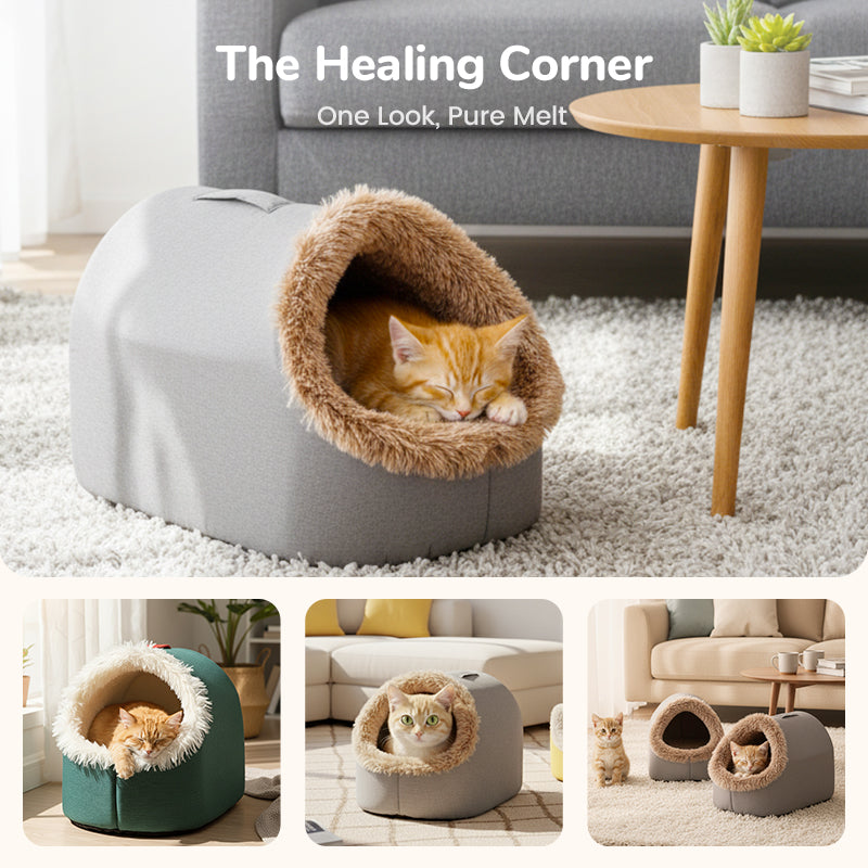 CozyPaws – Warm Retreat Pet Bed