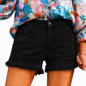UrbanEase – Women’s Casual Denim Shorts