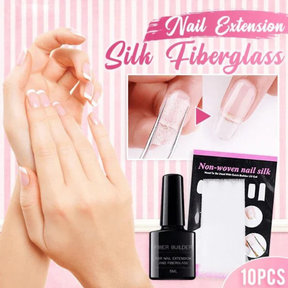 SilkGlow - Nail Extension Fiberglass Kit (10PCS)