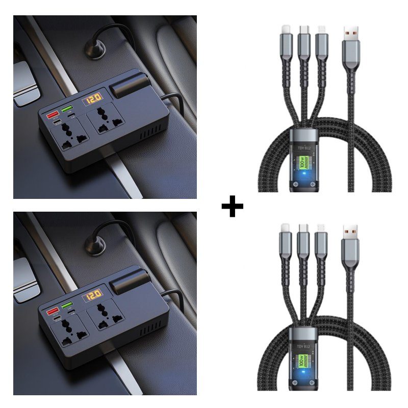 CarvaVolt - Digital Display Power Inverter