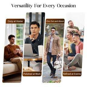 UrbanEase – Breathable Waffle Knit Lounge Set for Men