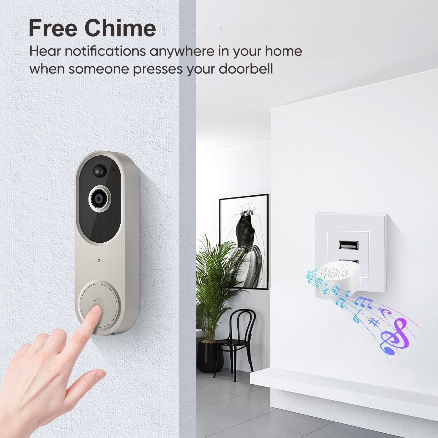GuardCam – HD Smart Doorbell Security System