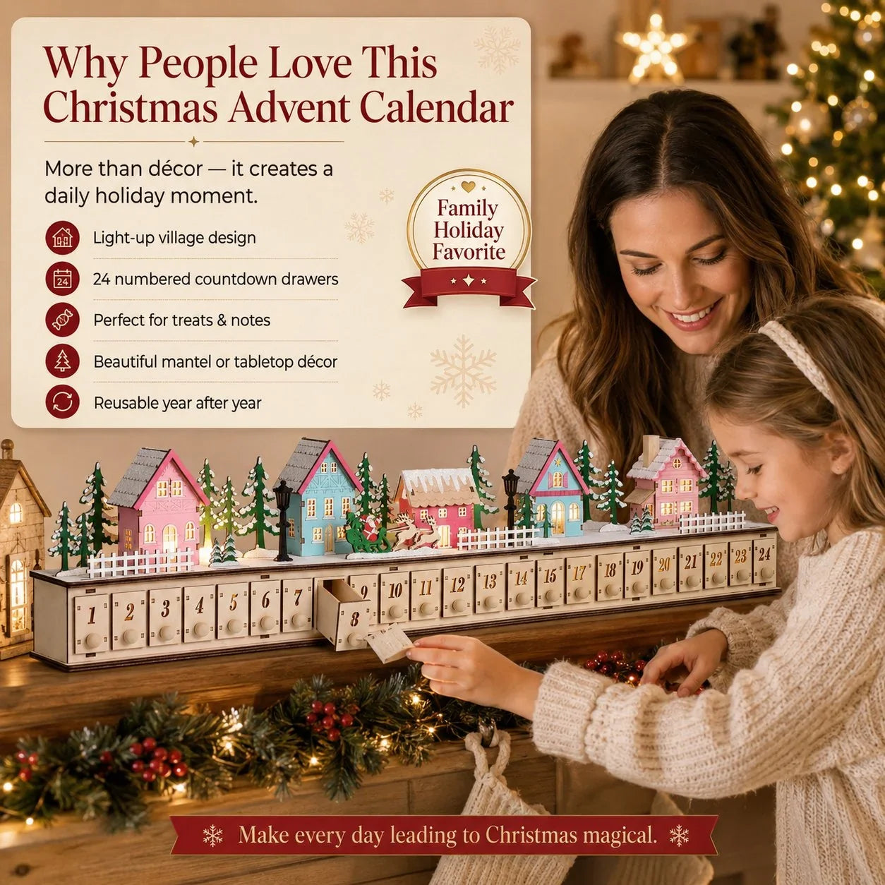 ChristmasGlow - Christmas Village Advent Calendar