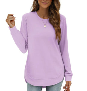 CurveFit – Soft Crewneck Sweatshirt All Day Comfort
