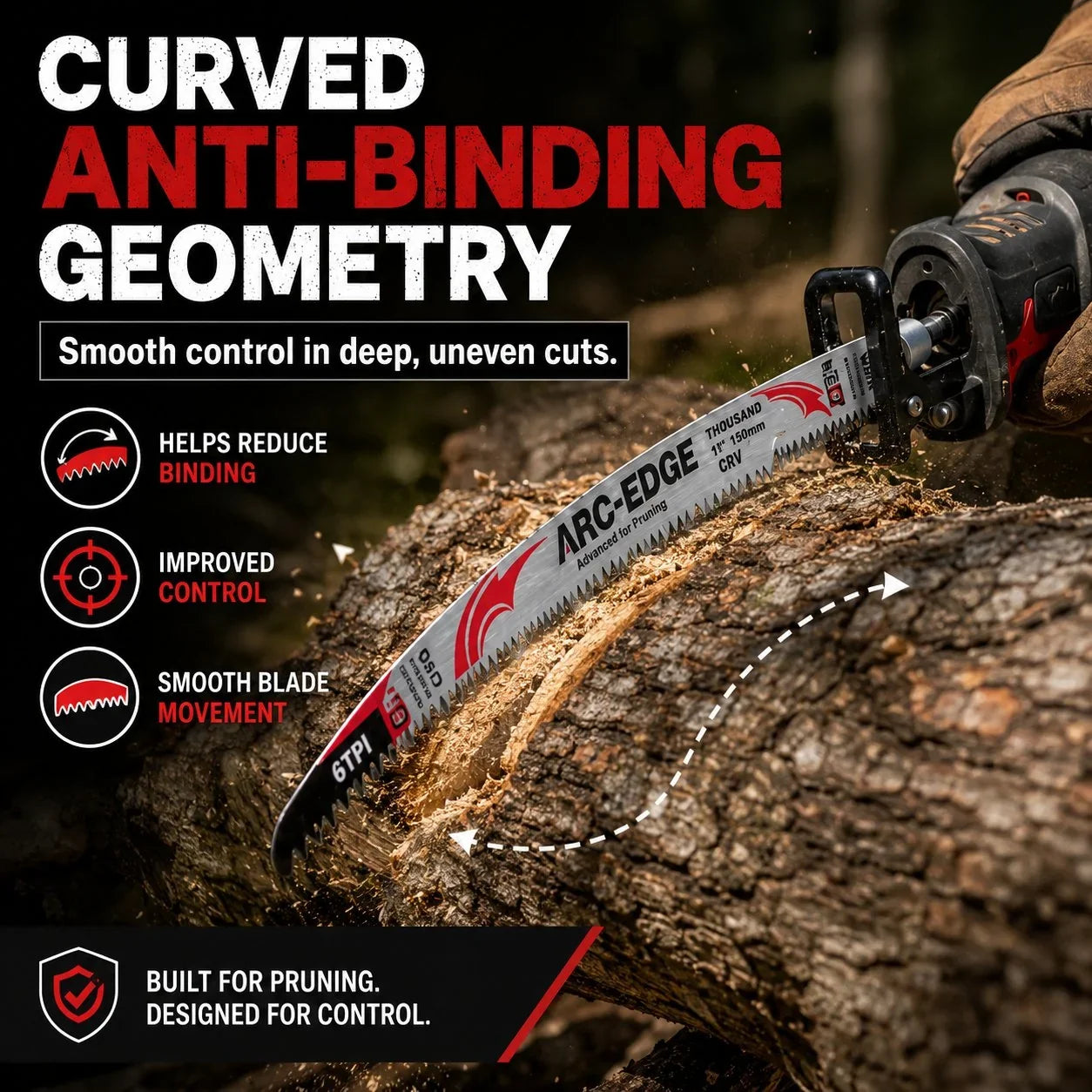 TimberEdge – Curved Pruning Saw Blades