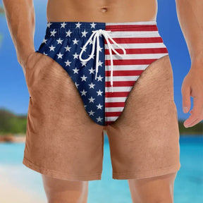 FreedomChill – Personalized Patriotic Swim Trunks
