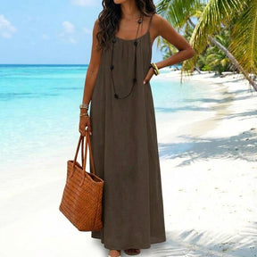 CalmMuse – Breathable Cami Lounge Dress