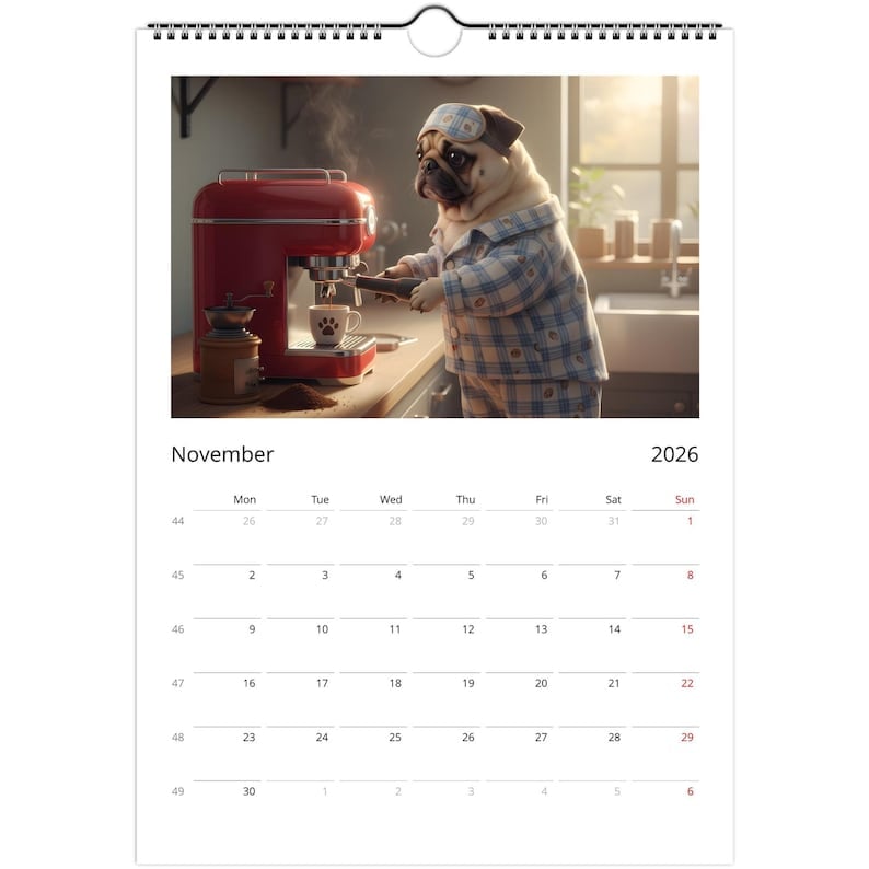 PugVibes Planner – Year of Happiness