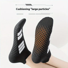 StrideGuard - No-Show Athletic Socks with Arch & Heel Support