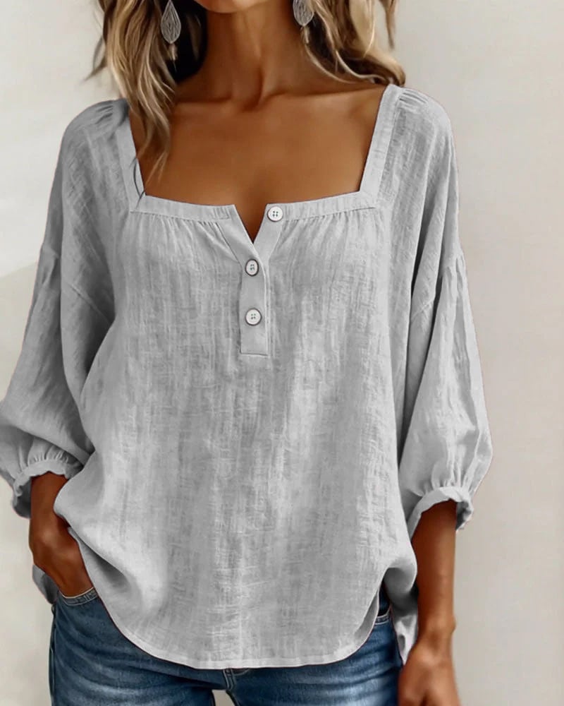BreezeBelle – Lantern Sleeve Top