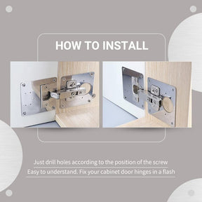 FixHinge – Durable Cabinet Hinge Repair Plate Kit