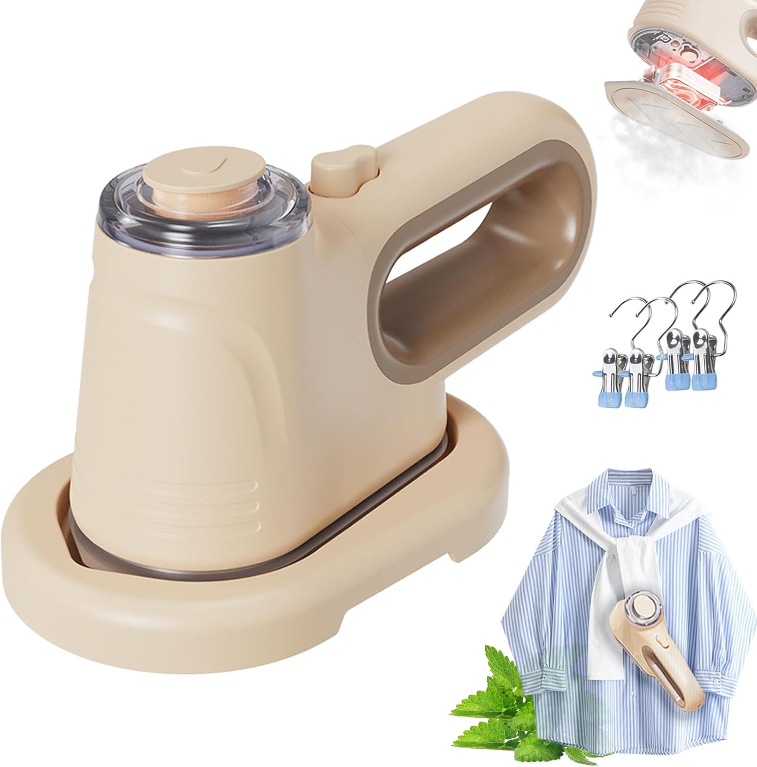 SteamEase – Portable Vacuum Clothes Steamer