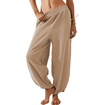 LuxeFlow – Women’s Wide Leg Palazzo Harem Pants