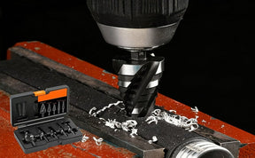SteelForce – Heavy-Duty Spiral Step Drill Bit Kit