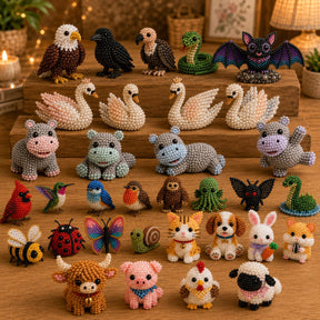 BeadCraft Mini – Tiny 3D Beaded Animal DIY Kit