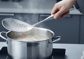 ChefWood – Wooden Handle Stainless Steel Skimmer