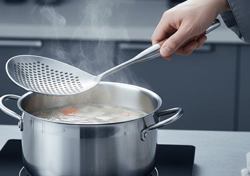 ChefWood – Wooden Handle Stainless Steel Skimmer