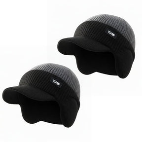 FrostFlex - Stretch Fit Windproof Winter Hat with Visor