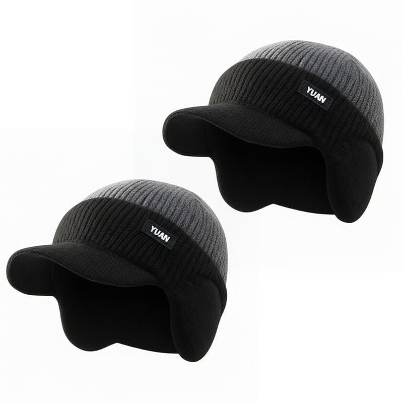 FrostFlex - Stretch Fit Windproof Winter Hat with Visor