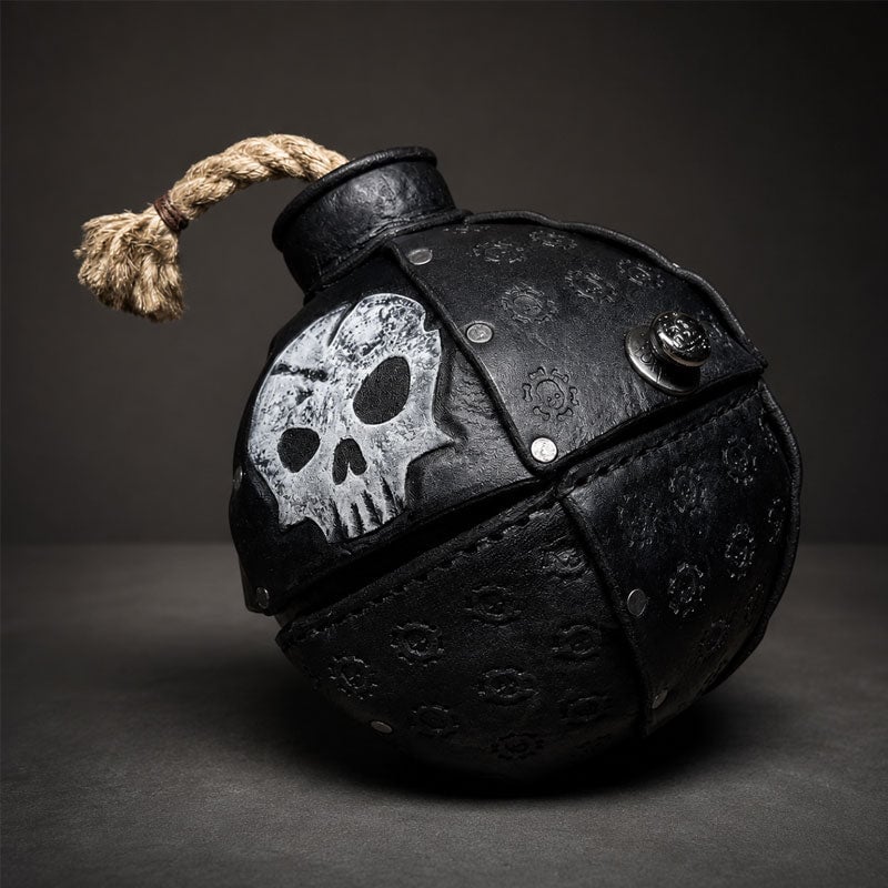 ShadowFuse – Gothic Bomb Shape Fashion Crossbody Bag