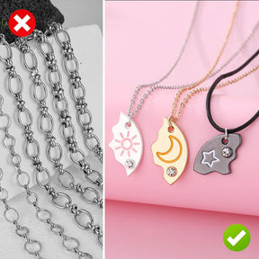 LunaLink – Symbolic Best Friends Necklace Collection