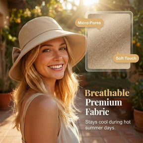 BowBreeze – Elegant Sun Protective Wide Brim Hat