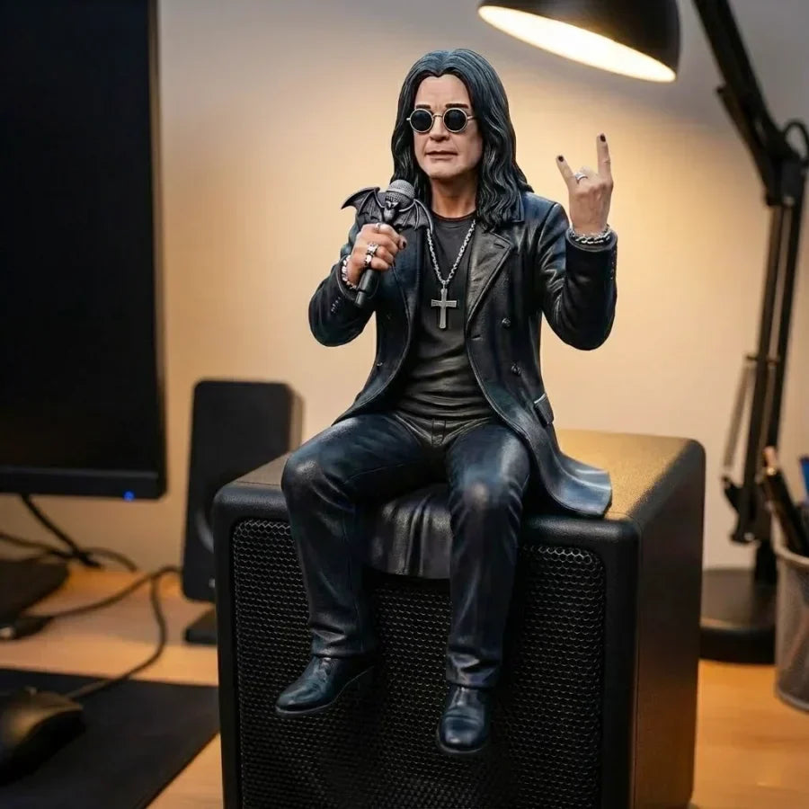 RockDash - 15cm Hand-Painted Rock Legend Dashboard Figurine