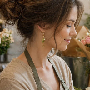 BloomTwist – Artistic Spiral Statement Earrings
