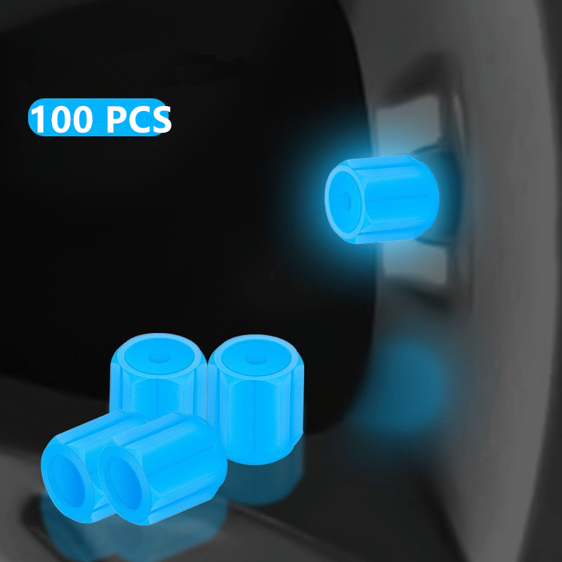 GlowRide - Fluorescent Wheel Valve Caps