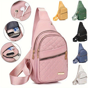 LuxeCarry – Minimalist Solid Color Crossbody Bag