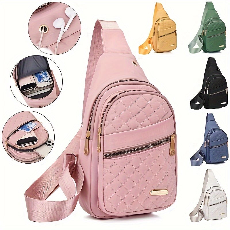 LuxeCarry – Minimalist Solid Color Crossbody Bag