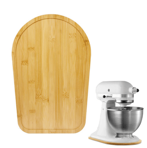 SlideEase – Food-Grade Bamboo Mixer Moving Tray