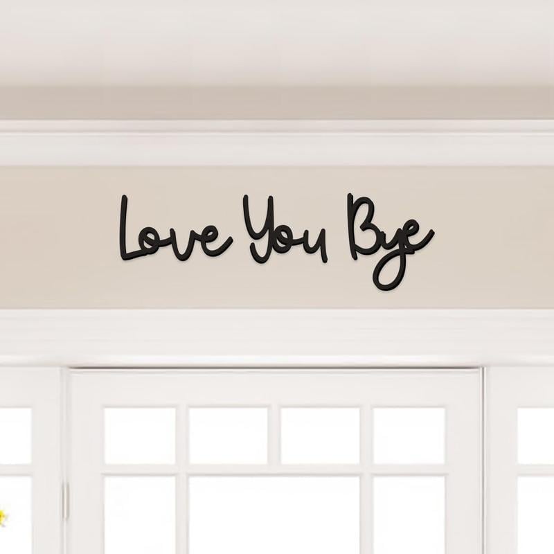 SweetEntry – Family Love You Bye Entryway Wall Decor