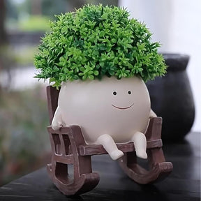 ArtSeat – Unique Chair-Shaped Resin Planter Vase