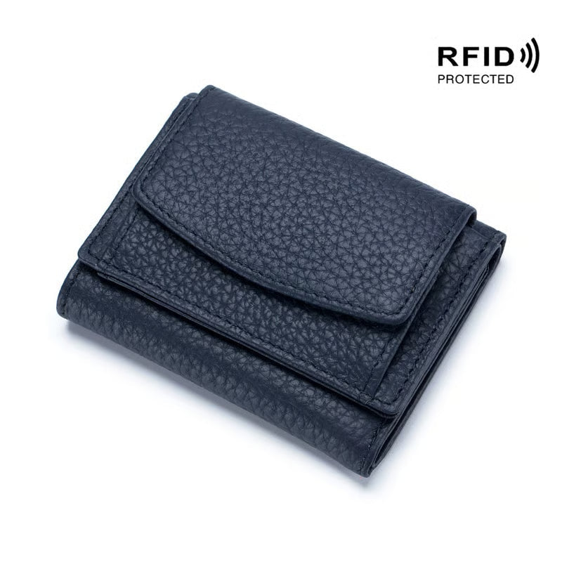 AuraVault - Premium Leather RFID Wallet