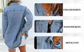 UrbanChic – Stylish Denim Jacket for Women
