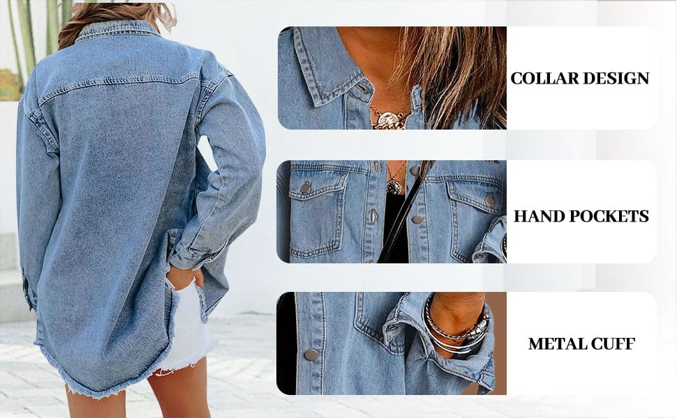 UrbanChic – Stylish Denim Jacket for Women