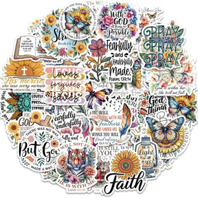 FaithGlow - Inspirational Bible Sticker Set