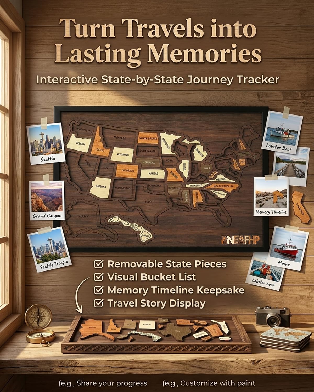 StateStory – Interactive USA Puzzle Map