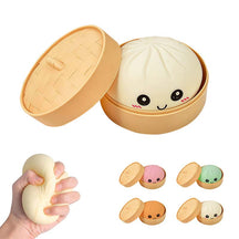 SquishJoy – Ultra-Rare Rainbow Smiling Dumpling Squishy Toy