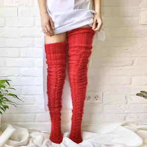 WinterHug – Premium Long Knit Socks