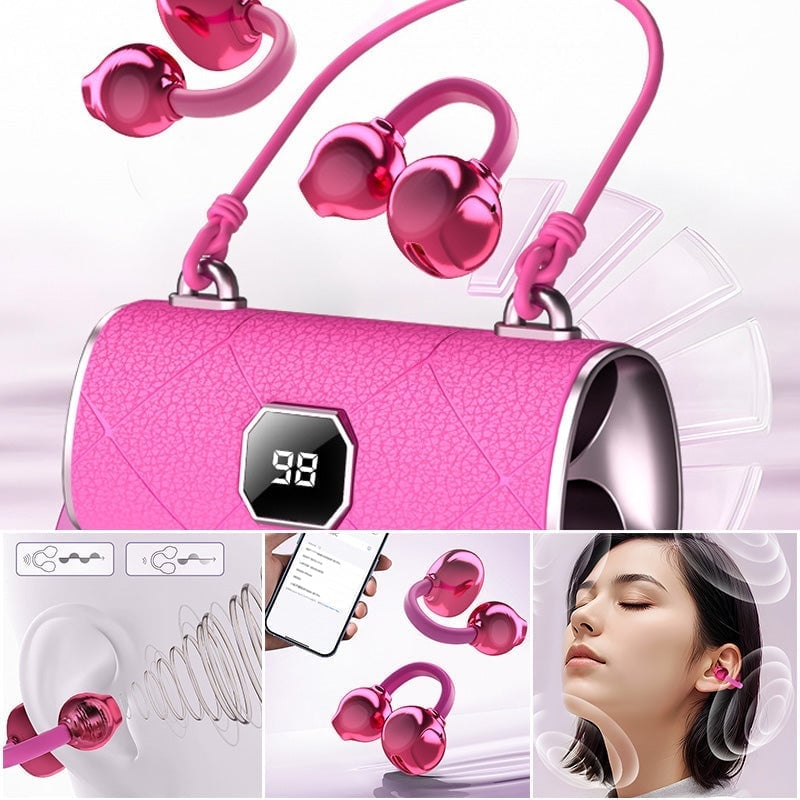 AuraClip – Fashion Clip-On Headphones Secure Fit