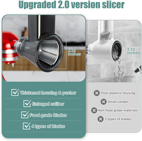 SwiftSlice – Multi-Blade Food Processor Attachment