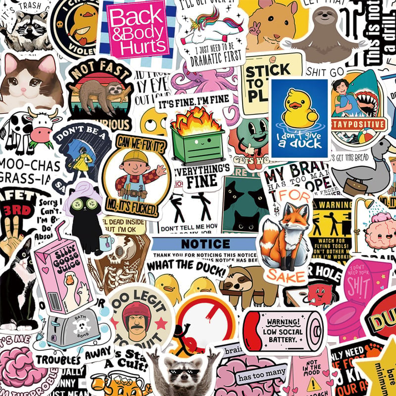 VibeCore – Funny Vinyl Graffiti Stickers