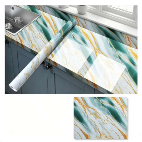 GoldenVein – Luxury Marble Decorative Wallpaper Roll