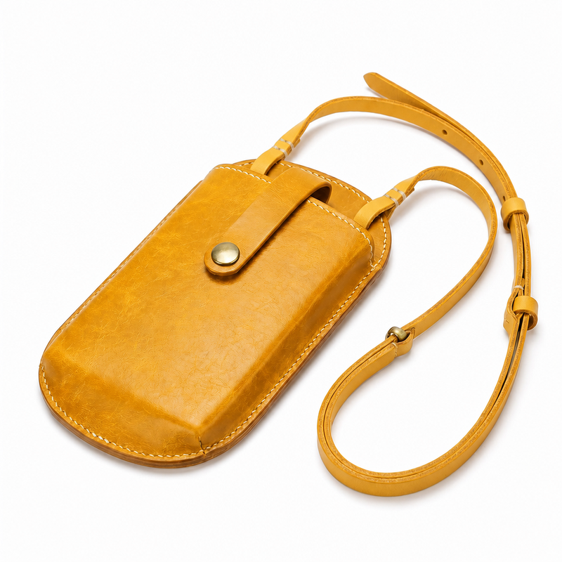 PocketLuxe – Premium Leather Crossbody Phone Bag
