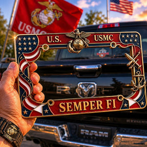 MarinePride – Semper Fi Auto Frame