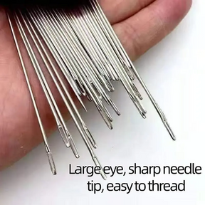 🎉 New Year Sale – 50% OFF❤34PCS Big Eye Steel Needles Set