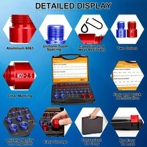 ScrewSense – 44Pcs Alloy Thread Inspector Set