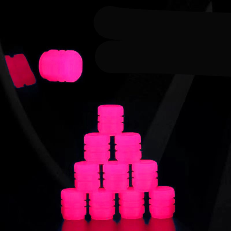 GlowRide - Fluorescent Wheel Valve Caps